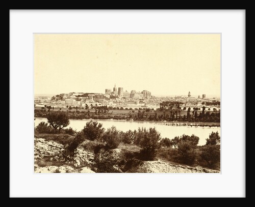 View of Avignon by Édouard Denis Baldus