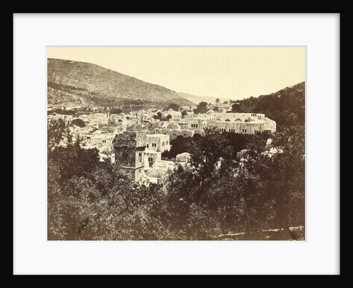 View Nablus, the biblical Shechem, Israel by Anonymous