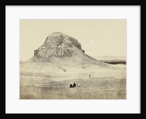 The pyramid of Amenemhet 3 at Dahshur, 1856 - 1857 by Anonymous