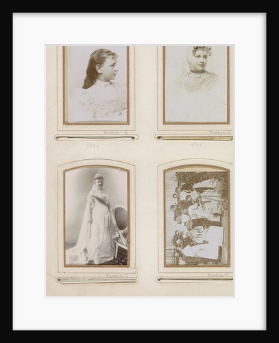 Queen Emma in robes of state, Wegner & Mottu, Louis Wegner by Pierre Alexis Mottu