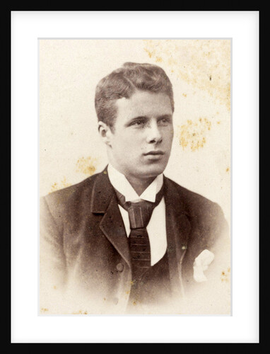 Portrait young man by Henrdrik Jonker