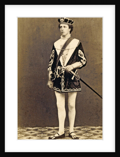 Portrait of the (presumably) Delft student WH Havelaar short coat and hat by Emma Kirchner