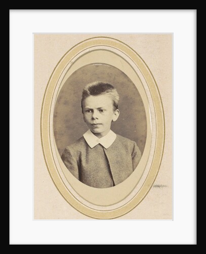 Portrait of a boy with a white collar by J.C. Reesinck