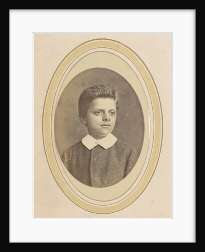 Portrait of a boy with a white collar by J.C. Reesinck