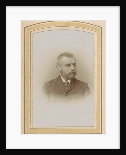 Portrait of a man with a beard and a tie by J.C. Reesinck