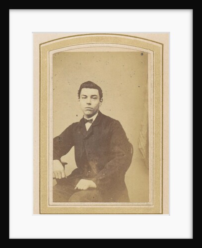 Portrait of a young man with a bow tie and a jacket by Anonymous