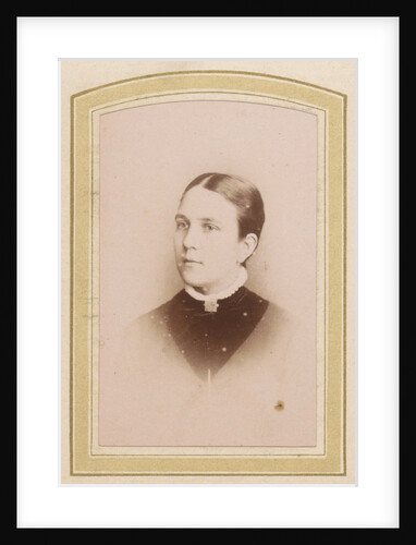 Portrait of a woman with a collar and a necklace by J.H. Anderson