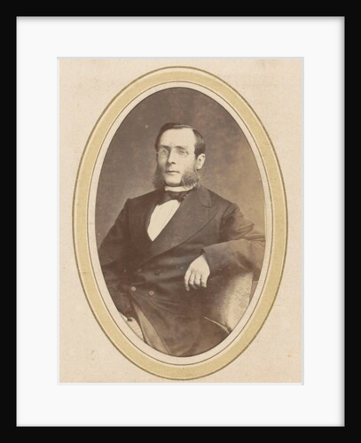 Portrait of a man with glasses by sideburns and a jacket