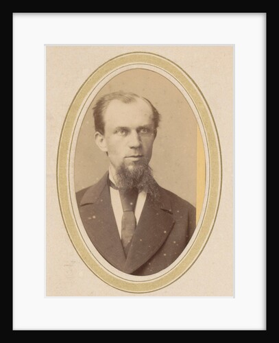 Portrait of a man with a beard and a tie by J.C. Reesinck