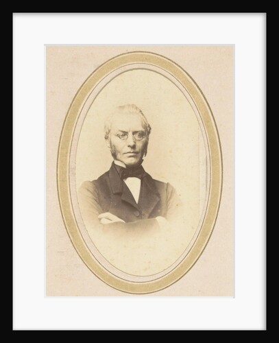 Portrait of a man with glasses and a jacket with a tie by Anonymous