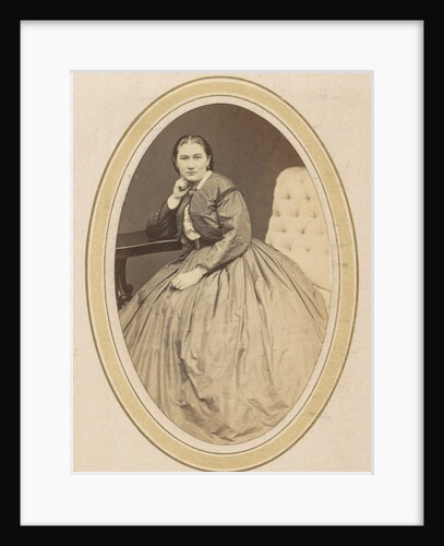 Portrait of a woman with a bolero and a wide skirt by C. Janssen & E. Radermacher