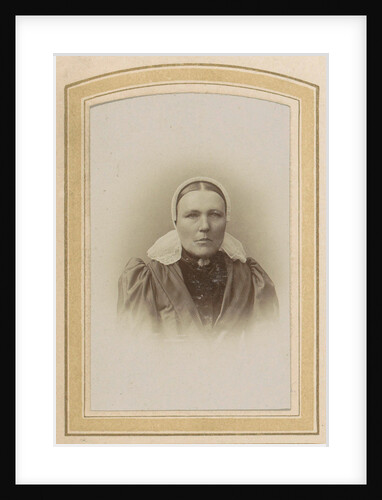 Portrait of a woman with a lace cap by J.C. Reesinck