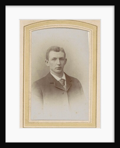 Portrait of a man wearing a coat and tie by J.C. Reesinck