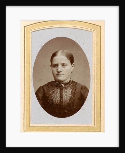 Portrait of a woman with a necklace by H. Bulens Jr