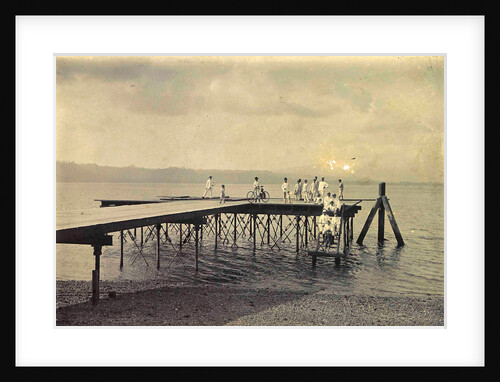 Near a water with men in Ambon, Indonesia by Anonymous