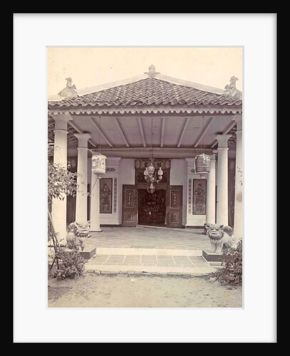 Portal of a Chinese temple in Ambon, Indonesia by Anonymous