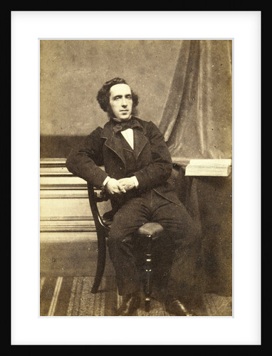 Portrait of the poet-pastor PA Genestet by Maurits Verveer