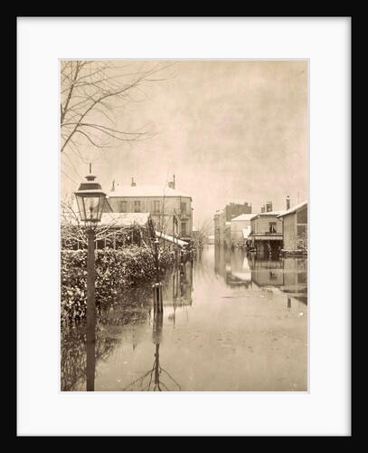 Album flooding Paris suburbs in 1910, France by Anonymous