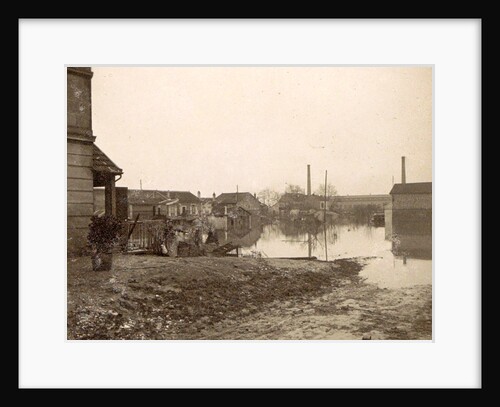 Flooded premises during the flooding of Paris, France by Anonymous