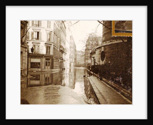 album flooding Paris suburbs in 1910, France by Anonymous