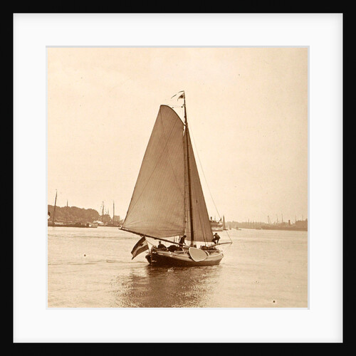 Sailing ship on the water by Anonymous