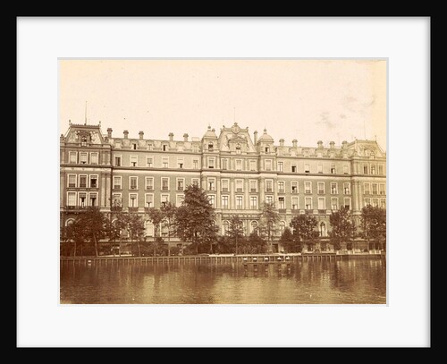 View of the Amstel Hotel in Amsterdam, in the foreground Amstel by Anonymous