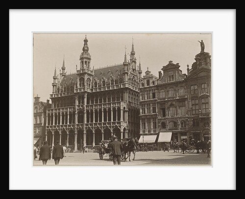 Bread House, Brood huis, with adjacent buildings on the Grand Place in Brussels by Anonymous