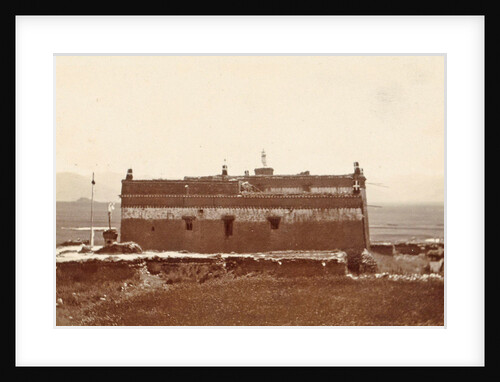 Exterior of a Tibetan monastery by D.T. Dalton