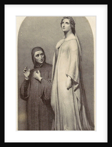 Print of a painting by Ary Scheffer by Anonymous