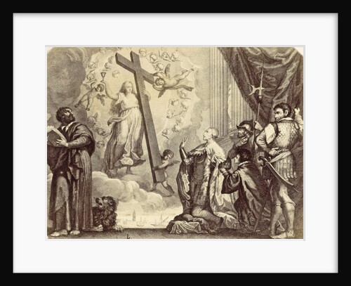 print of a painting by Titian by Anonymous