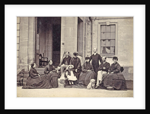 Portrait of the Peel family for a country house in Newbury by Anonymous