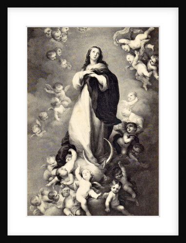 Pprint of a painting by Bartolomé Esteban Murillo by Anonymous