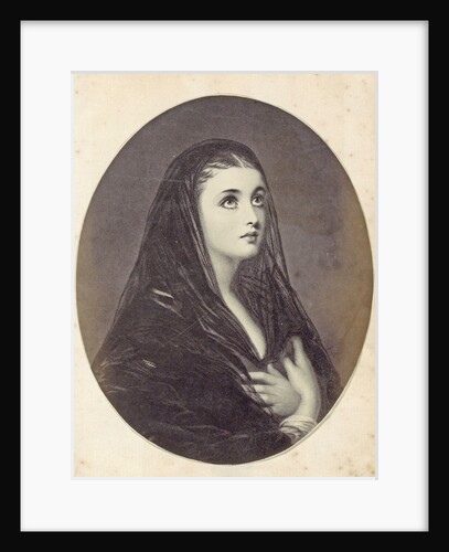 Photo Reproduction of (presumably) a print of Mary Magdalene by Anonymous