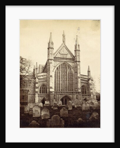 Rear and Cemetery of Winchester Cathedral by Anonymous