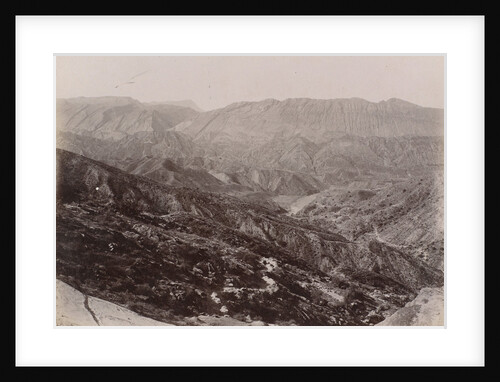Mountain landscape in Persia by Antoine Sevruguin