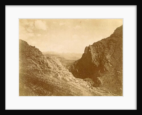 Gorge in Elboersgebergte in Persia by Antoine Sevruguin