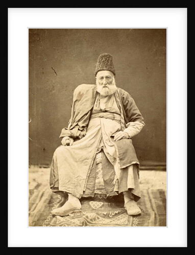 Portrait of an old man, a follower of Zoroastrianism by Antoine Sevruguin