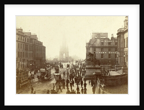 Princes Street from Waterloo Place, Edinburgh by James Valentine