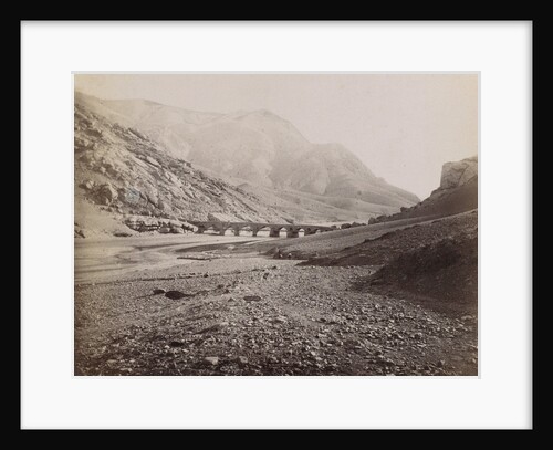 Bridge over a river in Qazvin towards Mezeh by Anonymous