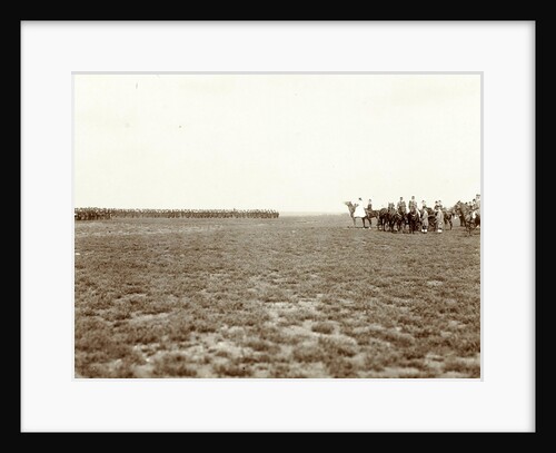 Renkumer heath, army racing at inauguration celebrations Queen Wilhelmina, Renkum by Anonymous