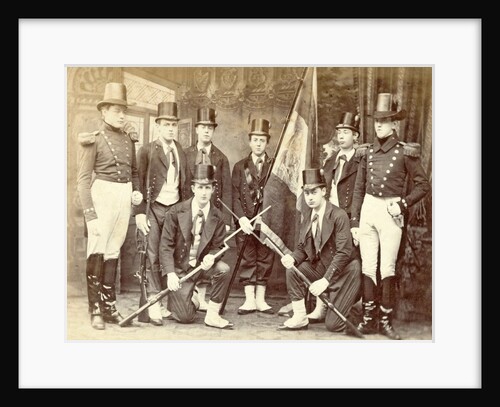 Portrait men in suits independence celebrations by Anonymous