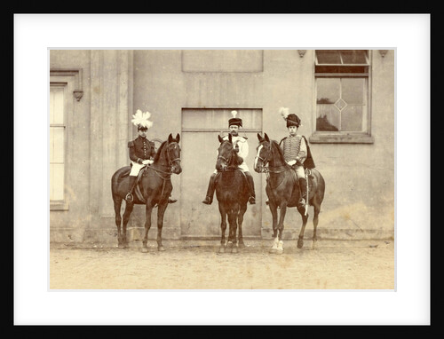 Three men on horseback by Anonymous