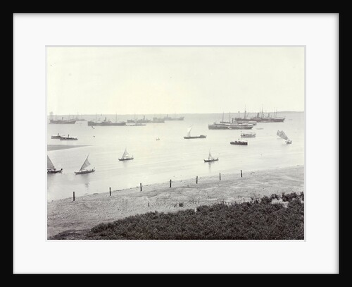 Ships and boats on the roads of Surabaya, Indonesia by Anonymous