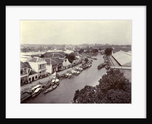View of the west side of Kalimas, the inland port of Surabaya, Indonesia by Anonymous