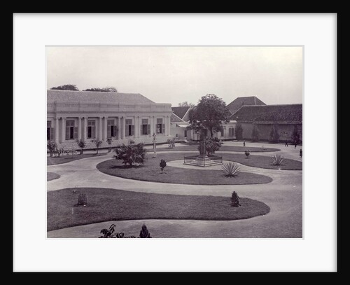 Military barracks in Surabaya with making the Aceh monument, Indonesia by Anonymous