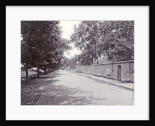 Road along the Roman Catholic Church of Surabaya by Anonymous
