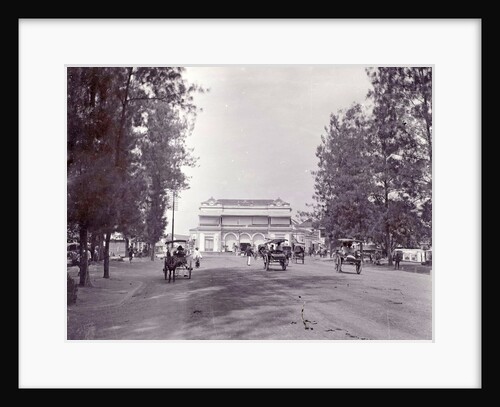 View of the property from the company Grimm (Cake Palace) at the Pasar Besar in Surabaya, Indonesia by Anonymous