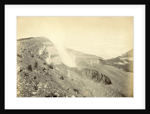 Europeans on a mountainside or volcano in the Dutch East Indies by Anonymous