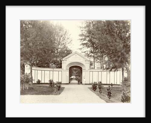 pylon military cemetery Peutjoet in Aceh by Anonymous