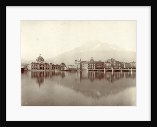 View of Lucerne and Mount Pilatus by Giorgio Sommer